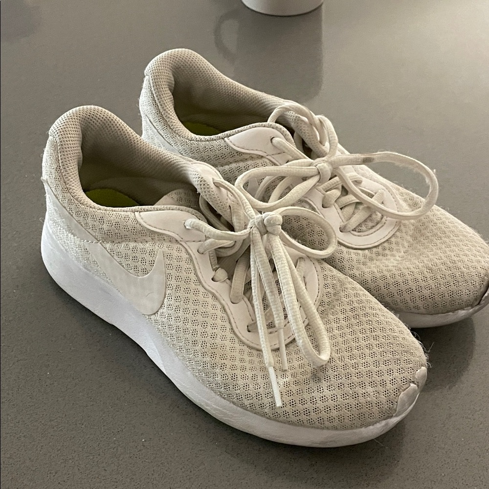 Nike Women's Cream Mesh Sneakers